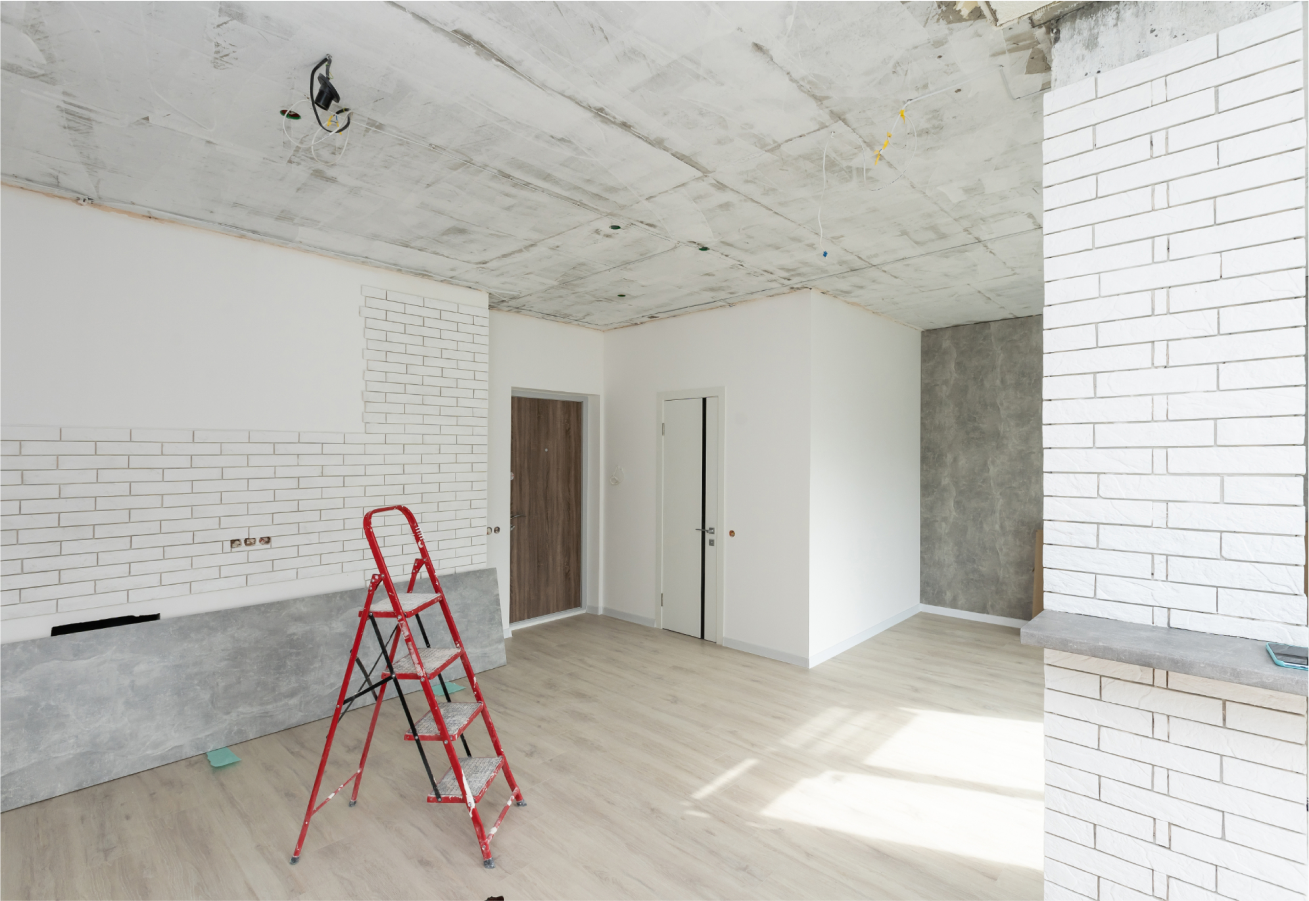 リフォーム作業の写真