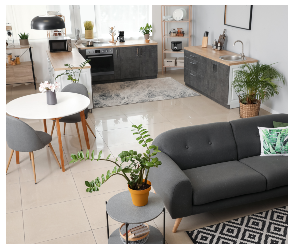 マンションの部屋の写真